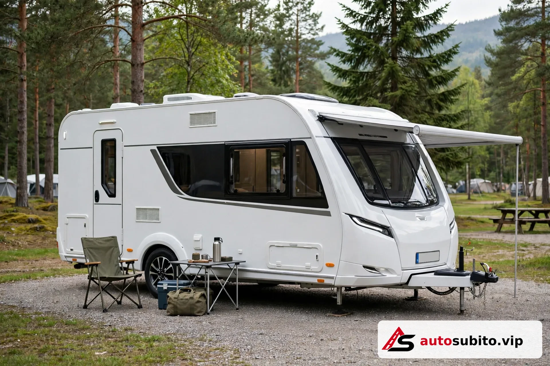 •  Hobby De Luxe 460 UFe •  Knaus Sport 500 QDK, fotografia 1 di 1